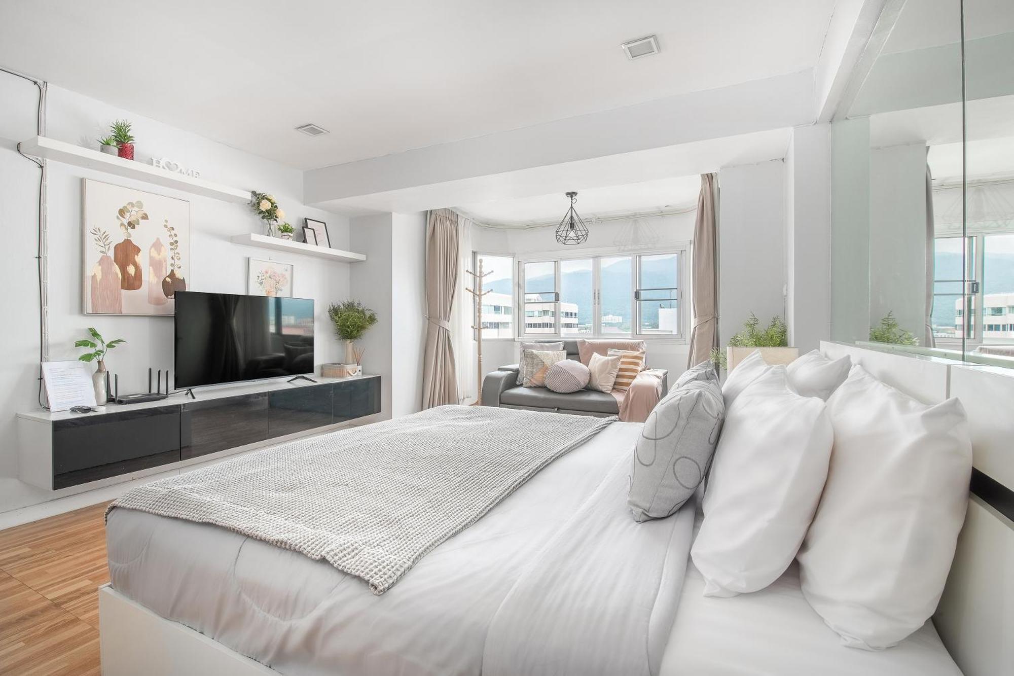 Cozy A At Nimman Studio Room In Condominium Chiang Mai Luaran gambar